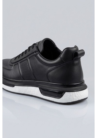 Prestige Walk Erkek Siyah Hakiki Deri Lüks Tasarım Rahat Taban Klasik Casual Sneaker Ayakkabı Prestige Walk Erkek Siyah Hakiki Deri Lüks Tasarım Rahat Taban Klasik Casual Sneaker Ayakkabı