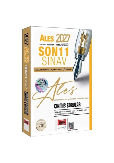 Yargı 2027 Ales Vıp Çıkmış Sorular Son 11 Sınav Çözümlü Yargı Yayınları