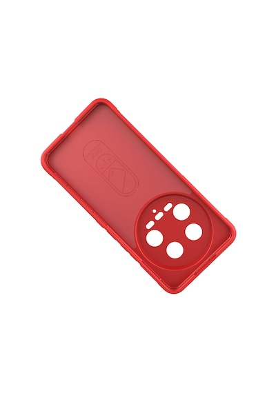 Xiaomi Mi 14 Ultra Kılıf Kamera Korumalı Esnek Silikon Parmak Şeritli Pazarplus Lacivert