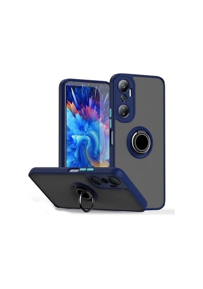 Nihcase İnfinix Hot 20 Kılıf Montreal Mat Yüzüklü Kapak
