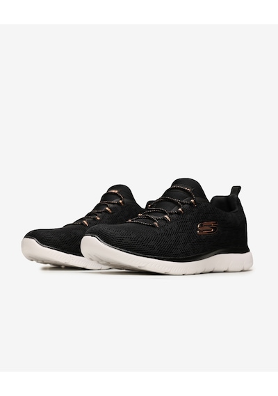 Skechers Summits - Leopard Spot Kadın Siyah Spor Ayakkabı 149037 Bkrg Siyah