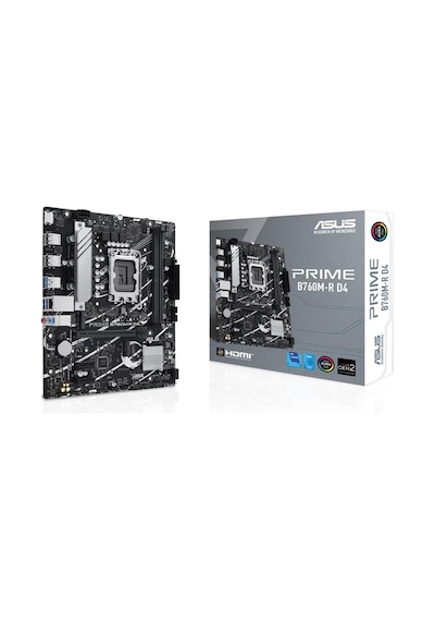 Asus Prime B760M-R D4 Intel B760 5333 MHz (OC) DDR4 Soket 1700 mATX Anakart