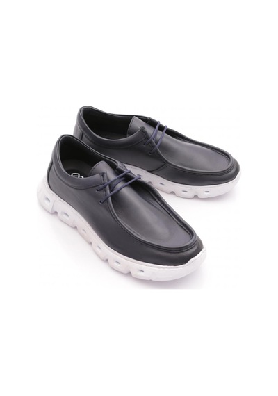 Dgn 2661 Erkek Sneaker Ayakkabi Lacivert Beyaz