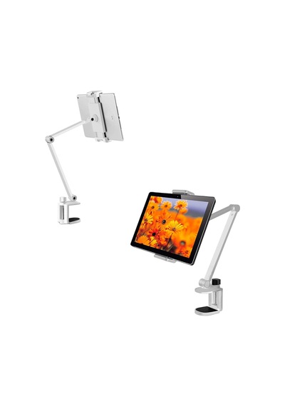 Lexroo Alüminyum Ayarlanabilir Tablet Standı, 360 Derece Döndürülebilir
