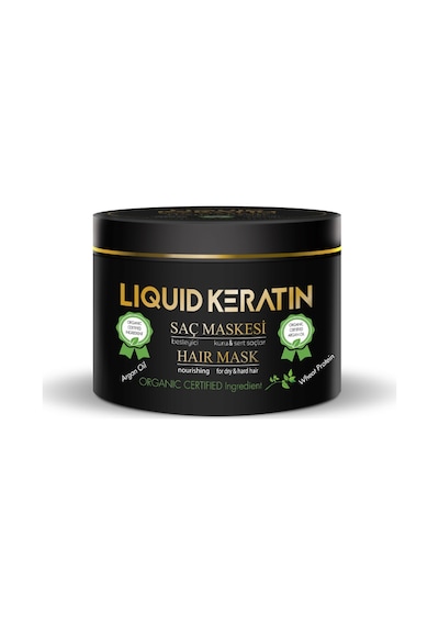 Liquid Keratin Organik Saf Keratinli Saç Maskesi 250 ML
