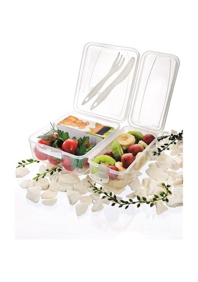Takeaway Ergonomik Asorti Çatal Bıçaklı Pratik Yoğurt Saklama Kabı 5332 0