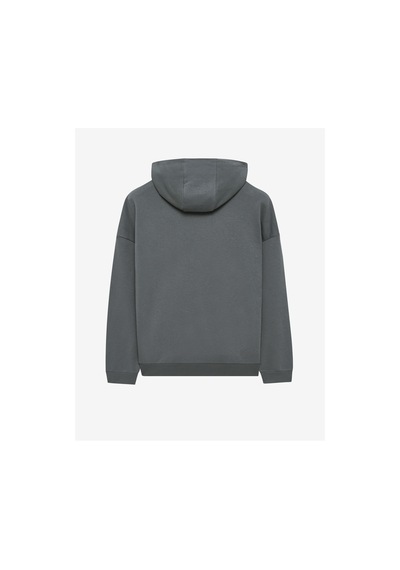 Skechers M Essential Hoodie Sweatshirt Erkek Gri Sweatshirt S242110-003 Antrasit
