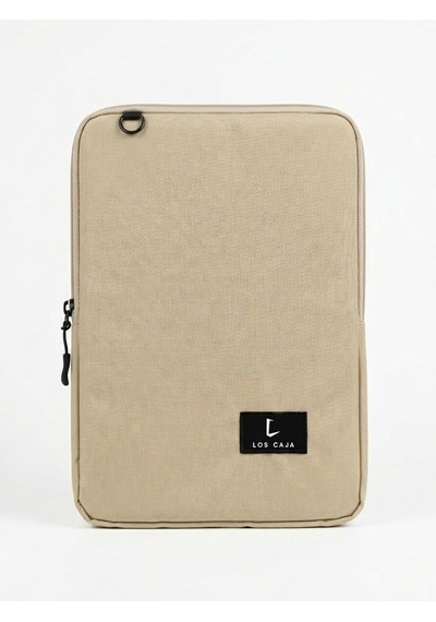 Premium Tablet Çantası Ve Organizer - İçi Cepli, Darbe Emici Koruyucu Kılıf Bej 50cm - Pelin Otu Yok - L Beden 40-59 Kg