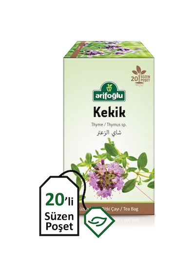 Arifoğlu Kekik Bitki Süzen Poşet Çay 20'li