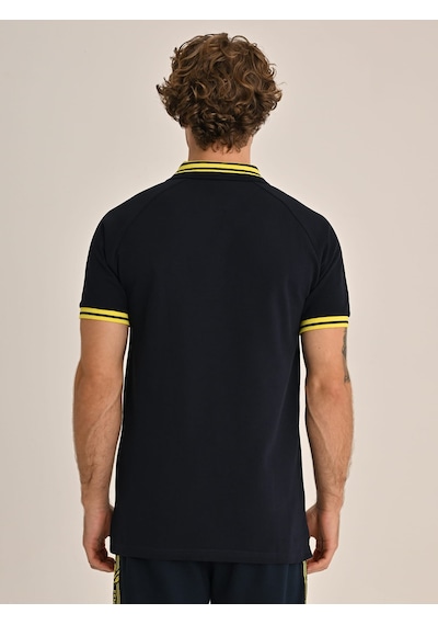 Fenerbahçe Erkek Trıbun Tek Renk Logolu Polo Fb Laci Yeni