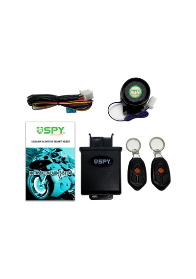 Ayt Powermaster Pm-22738 Yüksek Sesli Motosiklet Güvenlik Alarm Sistemi 120 Desibel Ses 2 Kumandalı Morosikler Alarmı