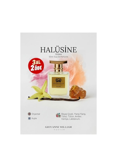 Halüsine Lux Unisex Parfüm Oryantal