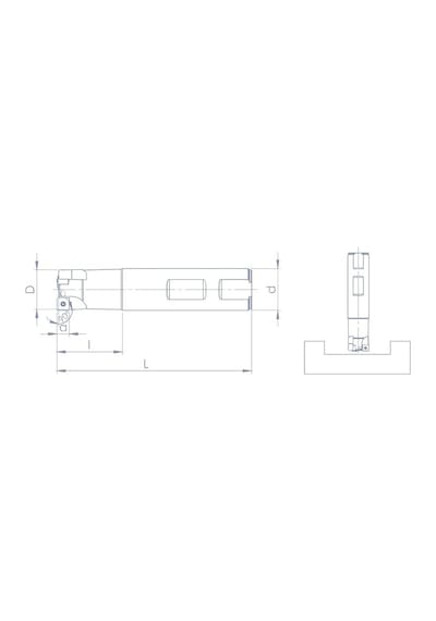 Fett Spsd09 - S02 D20 D20 L150 Vorgen Parmak Freze Takımı