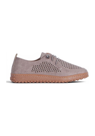Ayakcenter Ayzen 1050 Vizon Kadın Loafer Ayakkabı Vizyon