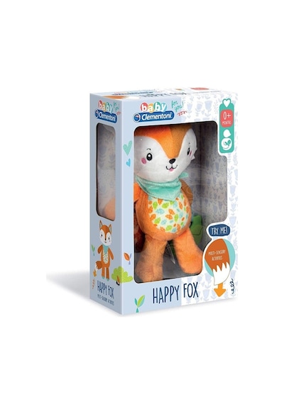 Clementoni Baby Aktiviteli Pelüş Tilki Happy Fox 17271 Çok Renkli
