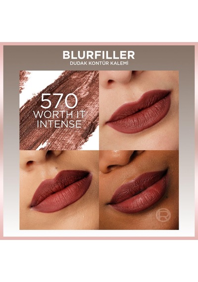 L'oreal Cosmetics Paris Blurfiller Dudak Kalemi 570 Çok Renkli