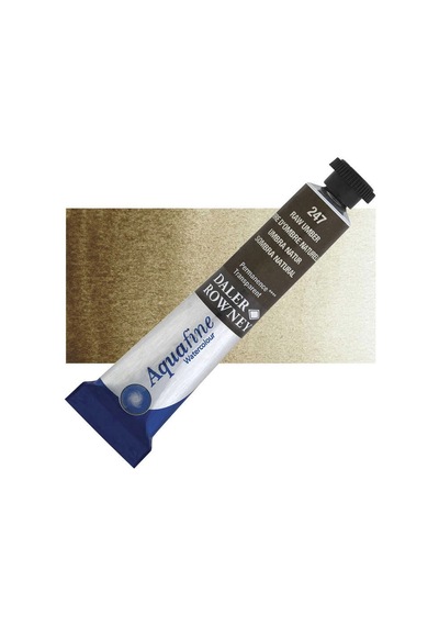 Daler Rowney Aquafine Tüp Sulu Boya 8 Ml. 247 Raw Umber Çok Renkli