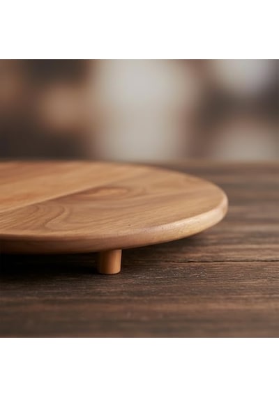 Tr Akasya Sunum Tabağı Ve Servis Tahtası 40x30 Cm Doğal Ahşap Modern Peynir Şarküteri Pizza Ve Kahvaltı Tahtası Diğer