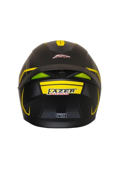 Fazer Motosiklet Çene Açılır Kask Güneş Vizörü Motor Kaskı Duncan Yellow Siyah