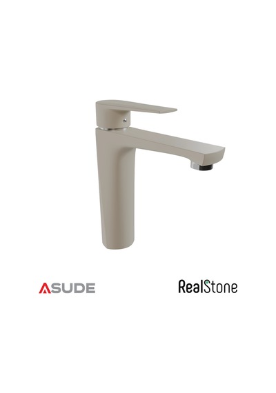 Realstone Sirena Lavabo Bataryası Krem- Krom