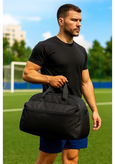 Ünal Çanta Sport Seyahat Ve Spor Çantası Orta Boy Siyah Orta Boy