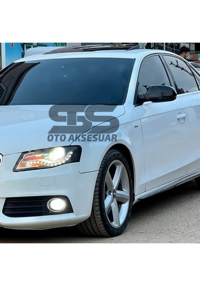 Audi A4 B8 2009 Ve Arası2014 Yarasa Ayna Kapağı Piano Black Abs Plastik Batman