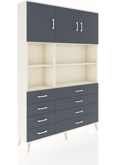 Arges Dolap 8 Raflı 8 Çekmeceli 3 Kapaklı 132x30x195 Aytaşı-antrasit/antrasit Antrasıt/antrasıt Arges Dolap 8 Raflı 8 Çekmeceli 3 Kapaklı 132x30x195 Aytaşı-antrasit/antrasit Antrasıt/antrasıt