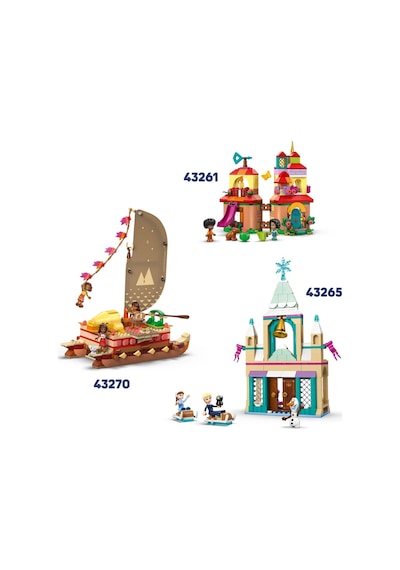 LEGO® ǀ Disney Moana’nın Ada Evi 43260 - 5 Yaş ve Üzeri Çocuklar için İnşa Edilebilen Mini Bebek Evi İçeren Oyuncak Yapım Seti (175P)