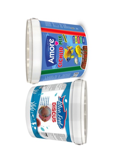 Cichlid Mix Granül Ve Discus Granulat 1+1 Kova Ciklet Balığı Yemi