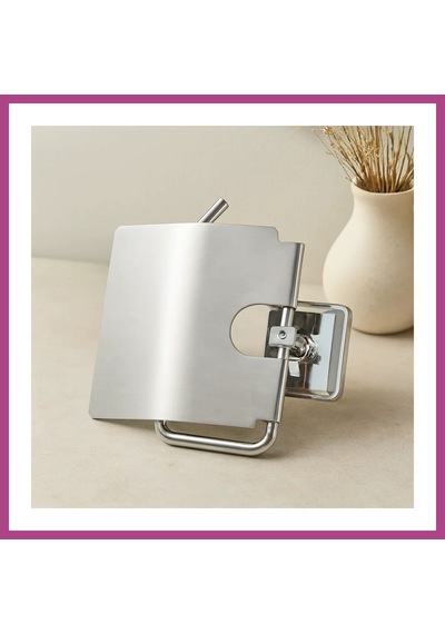 Gees Global Geniş Kapaklı Metal Wc Kağıtlığı Yapışkanlı Montaj Gbzs Diğer