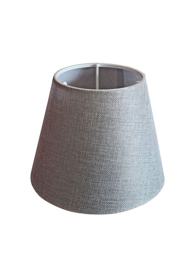 Abajur Başlığı Açık Gri 22cm Açık Gri
