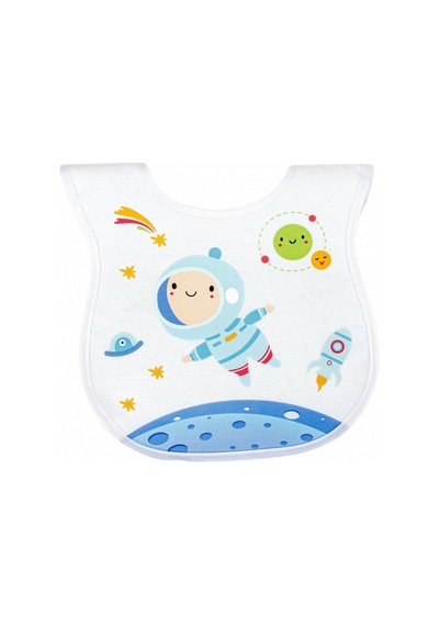 Sevi Bebe Havlu Mama Önlüğü 17201 Mavi - Beyaz
