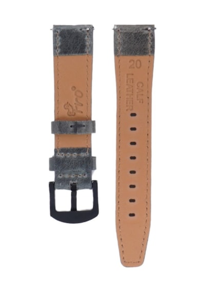 Fro Lw38-43 20 Mm Hakiki Deri Spor Gri Kordon Siyah Toka