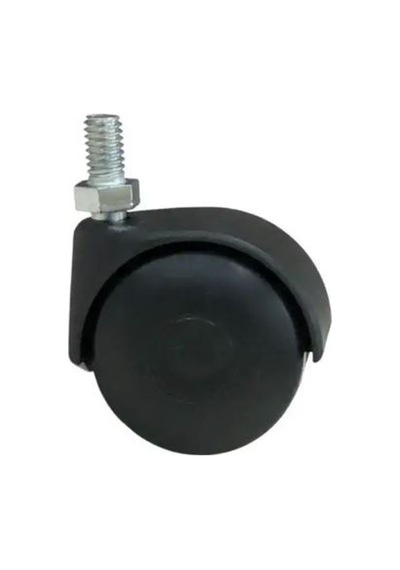 Civatalı Mobilya Koltuk Tekeri Dönerli Çap 50mm 5 Adet