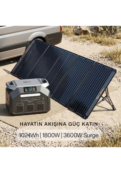 Initial Entropy Energy Solar Operatör Paketi (P1800 Taşınabilir Güç Kaynağı + SP200 Taşınabilir Solar Panel) Initial Entropy Energy Solar Operatör Paketi (P1800 Taşınabilir Güç Kaynağı + SP200 Taşınabilir Solar Panel)