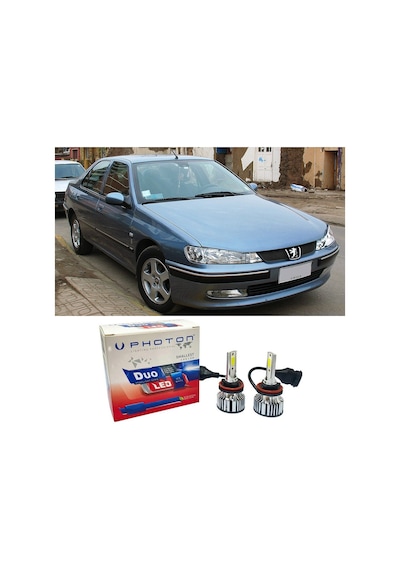Peugeot 406 Kısa Far Ampulü H7 Duo Yeni Seri Beyaz 1995-2004