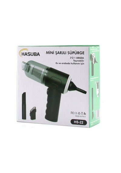 3in1 Çekme - Üfleme Oto-araç - Ev El Tipi Süpürge Usb Şarjlı Mini - Taşınabiliri Hs-22 5705 Diğer