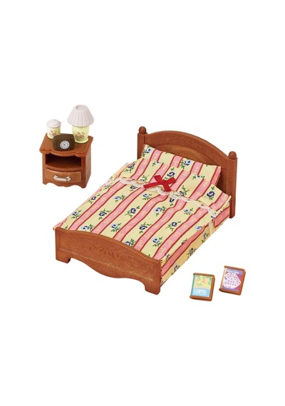 Sylvanian Families 5019 Yarı Çift Kişilik Yatak Oyuncak Bebek Ve Aksesuarlar Abanoz