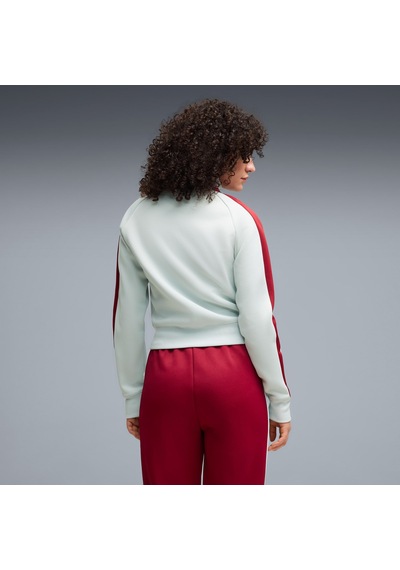 Puma T7 Kadın Beyaz Ceket 629796-29 Yeşil