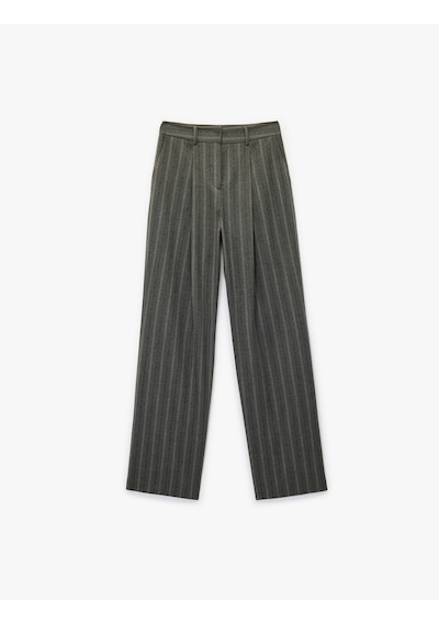 Koton Yüksek Bel Viskon Karışımlı Çizgili Pileli Geniş Paça Pantolon Antrasit Çizgili 6wak40176uw Antrasit Çizgili Koton Yüksek Bel Viskon Karışımlı Çizgili Pileli Geniş Paça Pantolon Antrasit Çizgili 6wak40176uw Antrasit Çizgili