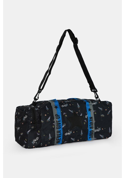 İcone Bag Çocuk Yıldız Logolu Spor Çanta, Çocuk Spor Çanta, Fermuarlı Detaylı Çocuk Spor Çanta Çok Renkli