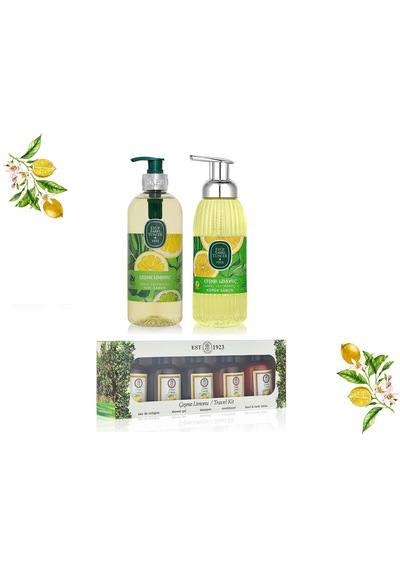 Çeşme Limonu Sıvı Ve Köpük Sabun, Seyahat Seti, H-pro Hijyen