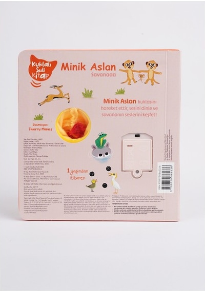 Kuklalı Sesli Kitap - Minik Aslan Savanada