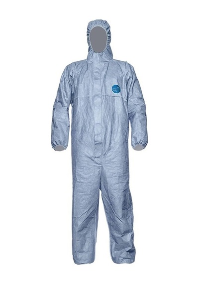 Dupont Tyvek 500 Xpert Mavi Başlıklı Kimyasal Koruyucu Tulum M