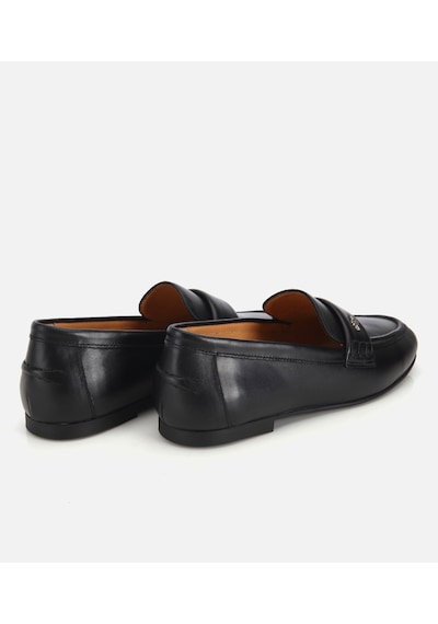 Hotiç Kadın Deri Siyah Yumuşak Dokulu Klasik Loafer