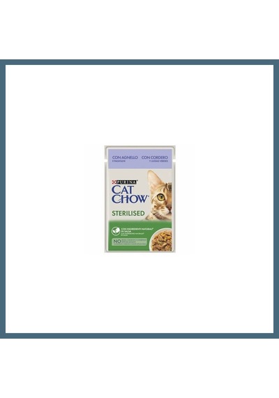 Cat Chow Sterilised Pouch Kuzulu Kısırlaştırılmış Kedi Konservesi 85 Gr Agc