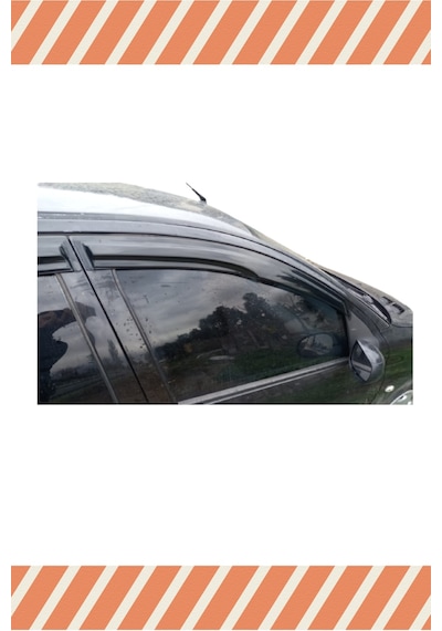 Peugeot 206 Sedan Tüm Modellerine Özel 4'lü Mügen Tip Cam Rüzgarlığı