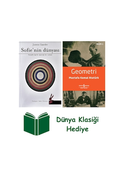 Sofie'nin Dünyası + Geometri + Dünya Klasiği Hediye