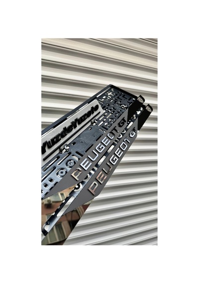 2 Adet Premium Pleksi Koku Hediyeli Peugeot Gt Uyumlu Plakalık - 804705541