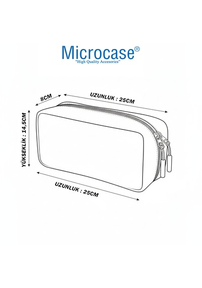 Microcase Su Geçirmez 6 Bölmeli Kablo Ve Kişisel Eşya Organizeri Al5421